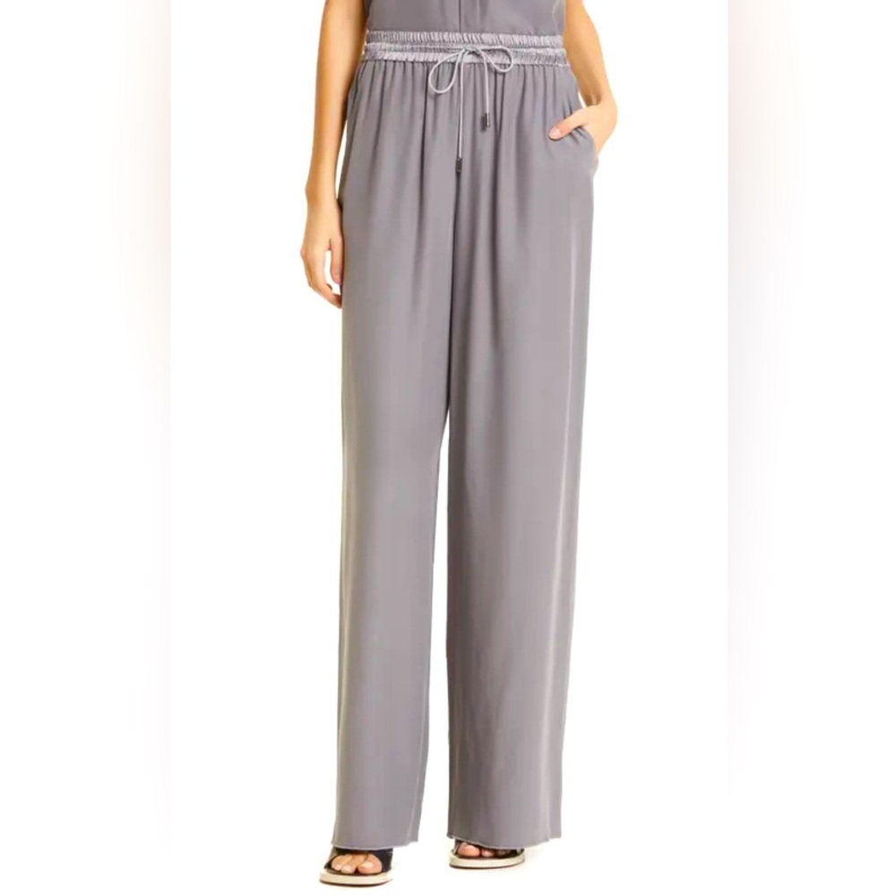 ATM Wide Leg Silk Pants